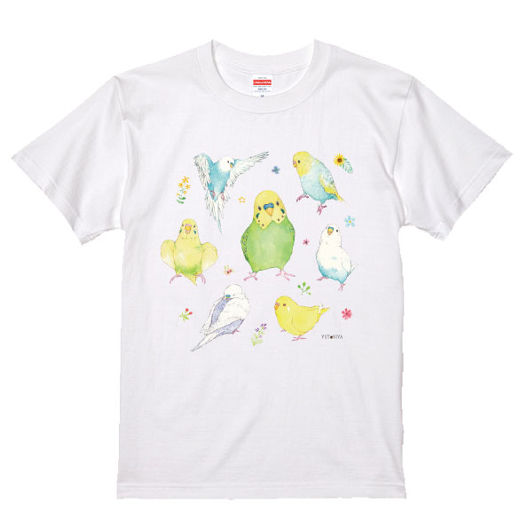 セキセイインコ　Tシャツ